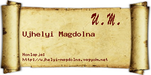 Ujhelyi Magdolna névjegykártya
